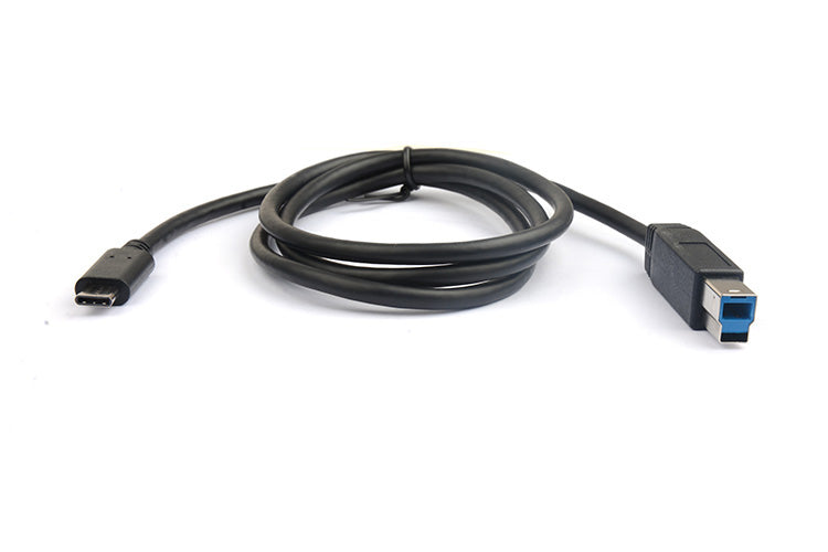 8Ware USB-C to USB-B Cable 1m Type-C to B Male to Male Black 10Gbps image 2