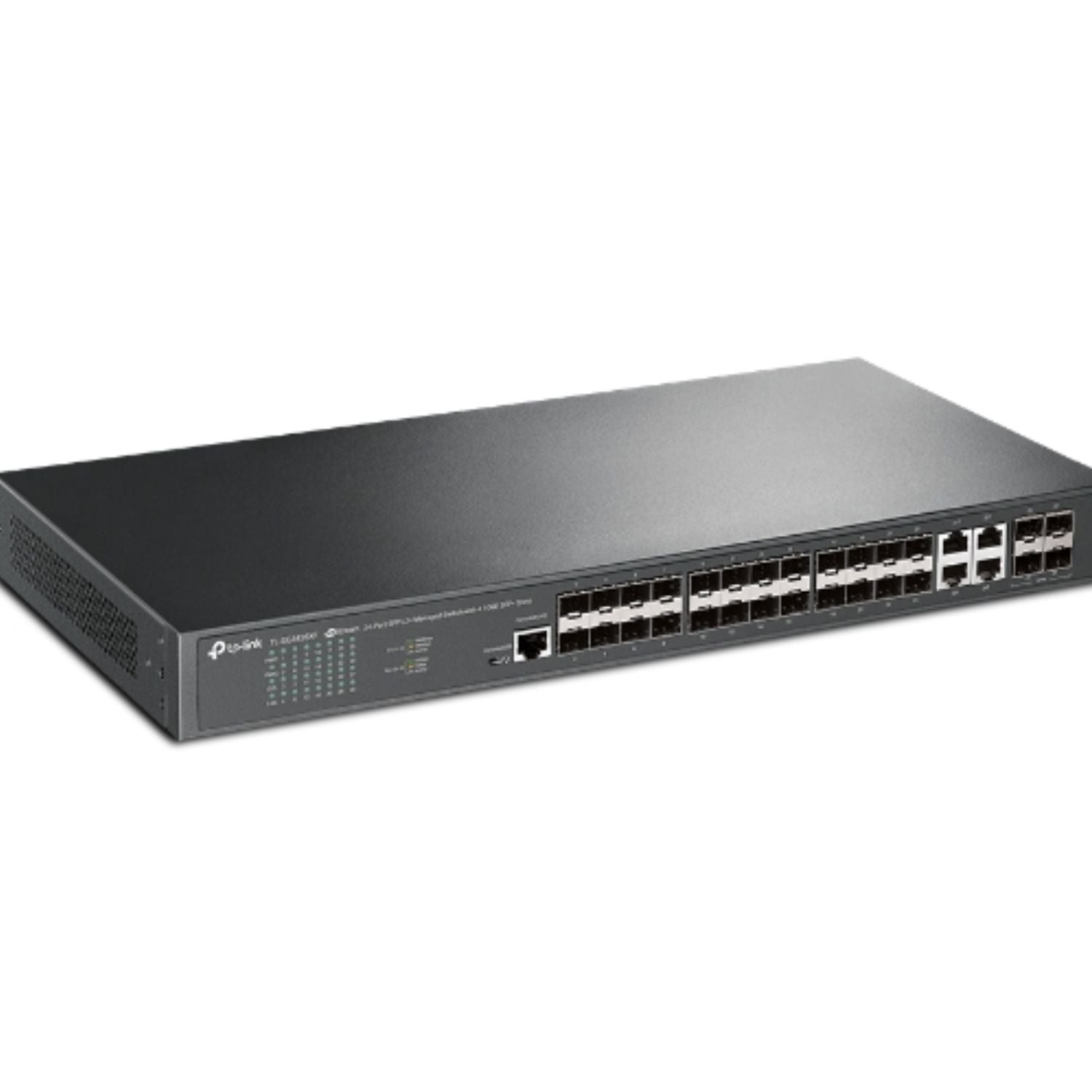 TP-Link TL-SG3428XF JetStream 24-Port SFP L2+ Managed Switch with 4 10GE SFP+ Sl image 2