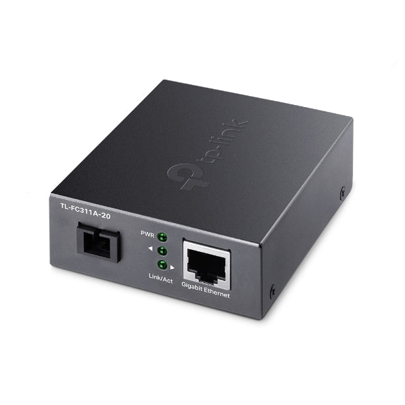 TP-Link TL-FC311A-20 Gigabit WDM Media Converter - IEEE 802.3u 1550nm 20KM 9/125 image 0