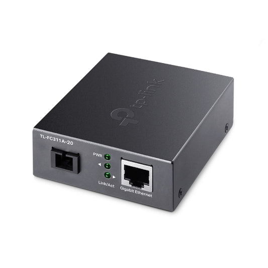 TP-Link TL-FC311A-20 Gigabit WDM Media Converter - IEEE 802.3u 1550nm 20KM 9/125 image 0