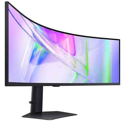 Samsung 49' ViewFinity Monitor Dual QHD 5120x1440 5ms 32:9 1000R Tilt Swivel Hei image 1