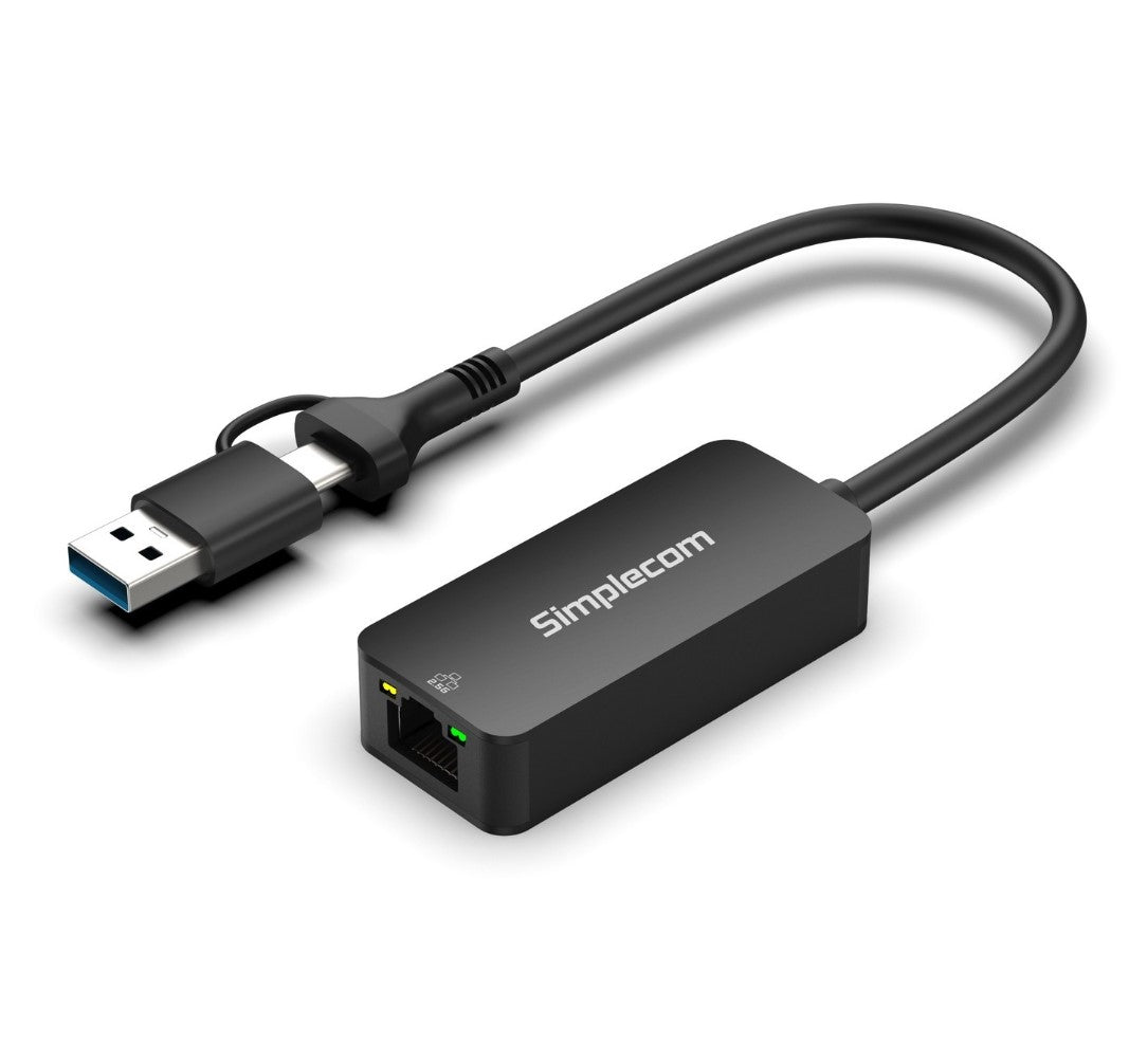 Simplecom NU405C SuperSpeed USB-C and USB-A to 2.5G Ethernet Network Adapter 2.5 image 0