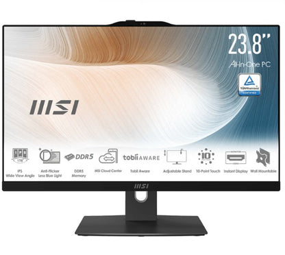 MSI Modern AM242TP 1M-1834AU,Black, 23.8' 10 Points Touch Screen, Core 5 120U/D5 image 0