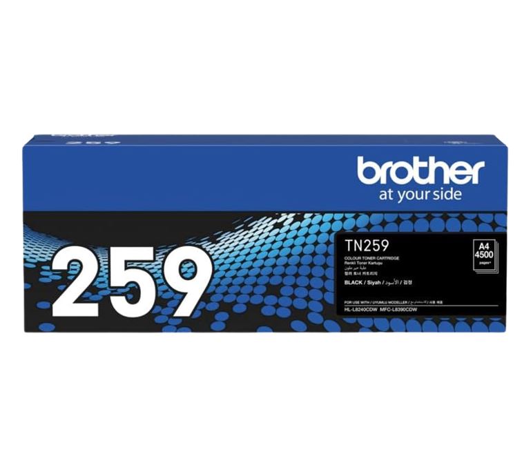 Brother TN-259BK **NEW** BLACK SUPER HIGH YIELD CARTRIDGE TO SUIT MFC-L8390CDW/H image 1