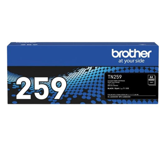 Brother TN-259BK **NEW** BLACK SUPER HIGH YIELD CARTRIDGE TO SUIT MFC-L8390CDW/H image 1