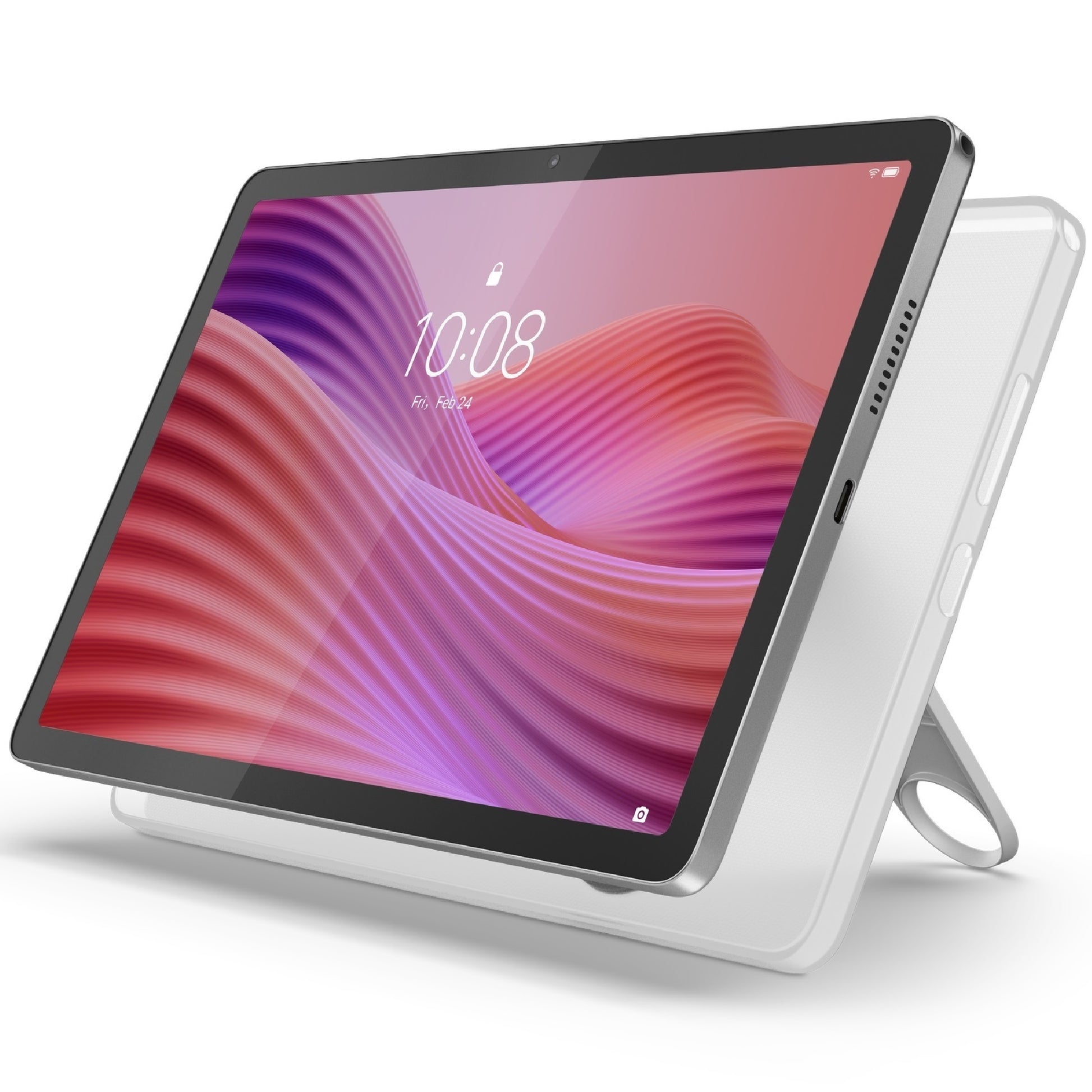Lenovo Tab 10.1 + Clear Case Wi-Fi LTE 128GB - Luna Grey (ZAEJ0157AU) *AU STOCK* image 0