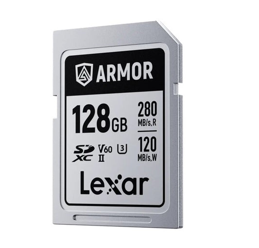 Lexar Professional ARMOR SILVER PRO 128GB SDXC™ UHS-II Card up to 280MB/s read image 1