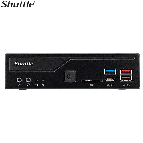 Shuttle DH670 Slim Mini PC 1L Barebone- Intel 12th/13th/14th Gen, 2x DDR4, 2.5' image 2