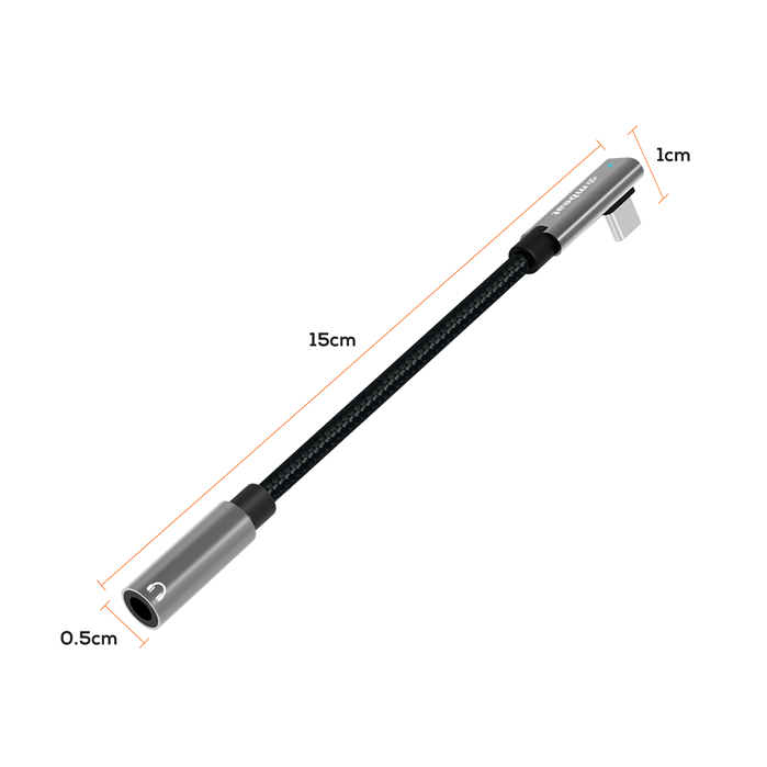 mbeat Elite USB-C to 3.5mm Audio Adapter - Add Headphone Audio Jack to USB-C Com image 2