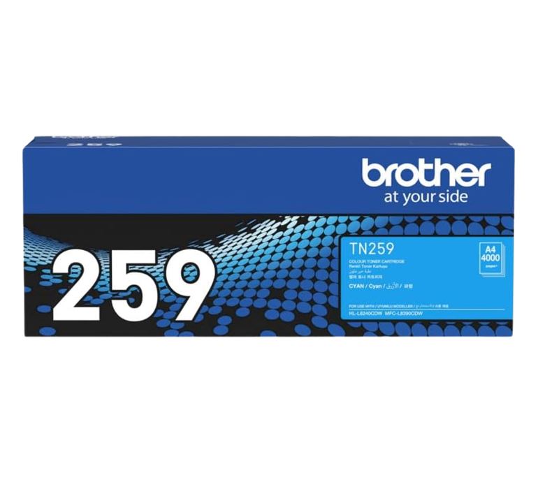 Brother TN-259C **NEW** CYAN SUPER HIGH YIELD CARTRIDGE TO SUIT MFC-L8390CDW/HL- image 1