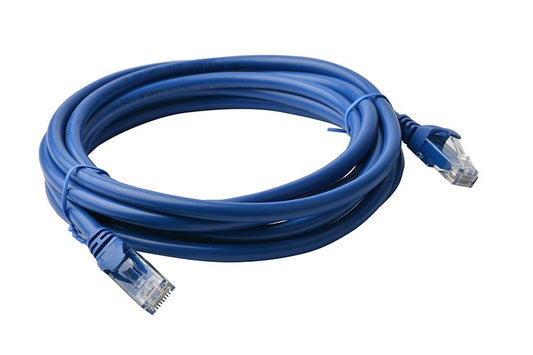 8Ware CAT6A Cable 5m - Blue Color RJ45 Ethernet Network LAN UTP Patch Cord Snagl image 0