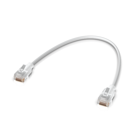 Ubiquiti UniFi Etherlighting Patch Cable, 24 Pack, Indoor, 0.15m, White/Transluc image 1