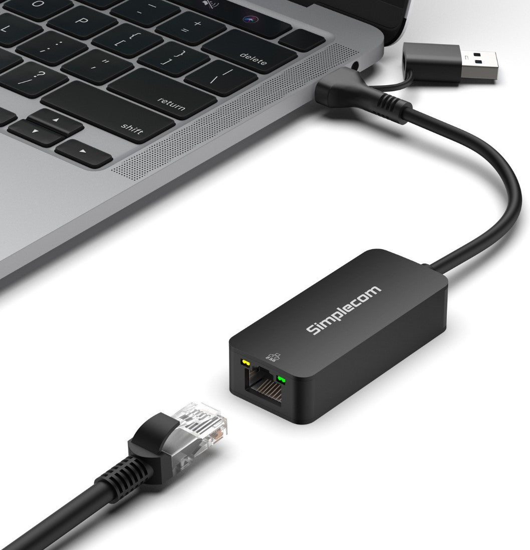 Simplecom NU405C SuperSpeed USB-C and USB-A to 2.5G Ethernet Network Adapter 2.5 image 1