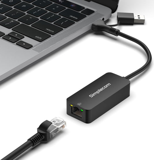 Simplecom NU405C SuperSpeed USB-C and USB-A to 2.5G Ethernet Network Adapter 2.5 image 1