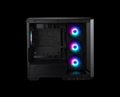 MSI MAG PANO M100R PZ BLACK Micro ATX Case, 1x USB 3.2, 2x USB 2.0, 1x Audio, 1x image 1