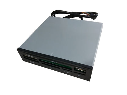Astrotek 3.5' Internal Card Reader Black All In One USB2.0 Hub CF MS SD Flash Me image 0