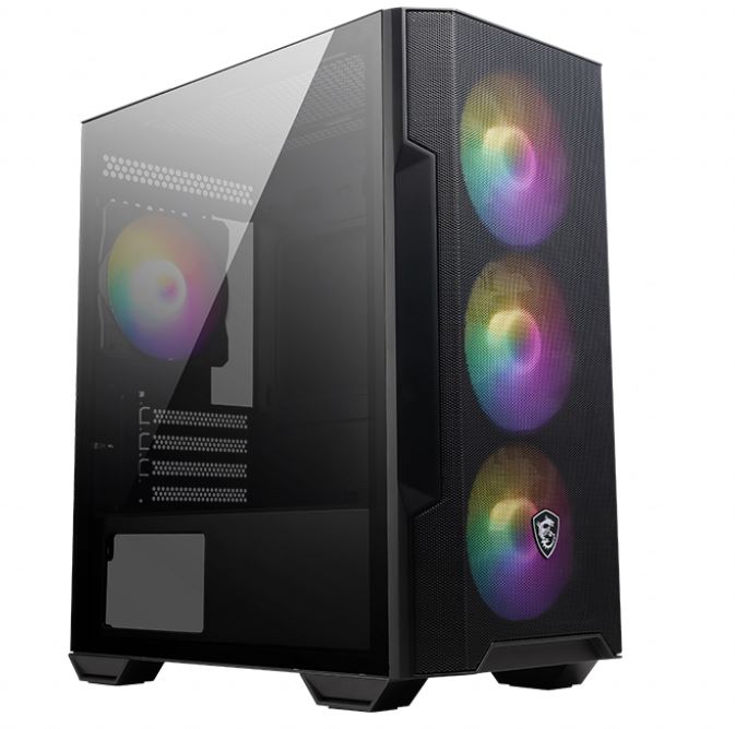 MSI MAG FORGE M100R Micro ATX Case, 1x USB 3.2, 2x USB 2.0, 1x Audio, 1x Mic, 4x image 0