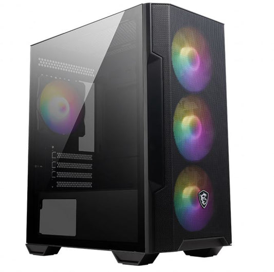 MSI MAG FORGE M100R Micro ATX Case, 1x USB 3.2, 2x USB 2.0, 1x Audio, 1x Mic, 4x image 0