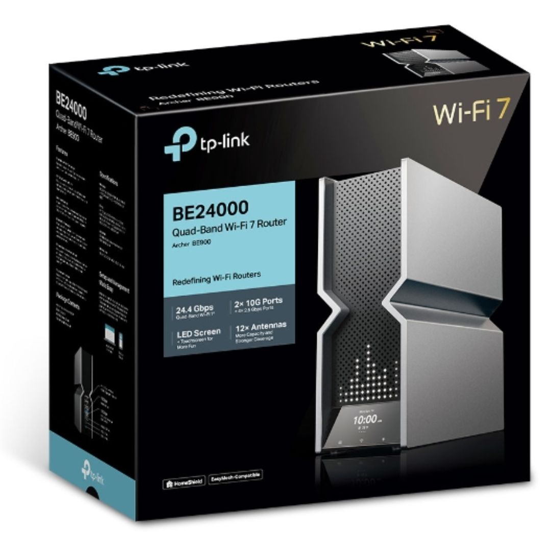 TP-Link Archer BE900 BE24000 Quad-Band Wi-Fi 7 Router (WIFI7) image 0
