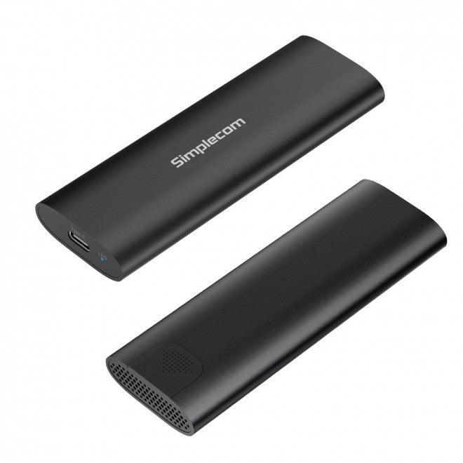 Simplecom SE516 NVMe / SATA Dual Protocol M.2 SSD Tool-Free USB-C Enclosure USB image 1