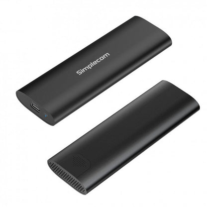 Simplecom SE516 NVMe / SATA Dual Protocol M.2 SSD Tool-Free USB-C Enclosure USB image 1