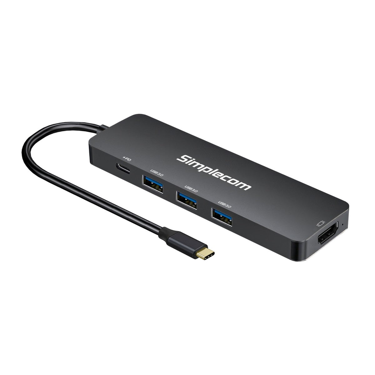 Simplecom CH545 USB-C 5-in-1 Multiport Adapter Docking Station with 3-Port USB 3 image 0