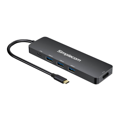 Simplecom CH545 USB-C 5-in-1 Multiport Adapter Docking Station with 3-Port USB 3 image 0