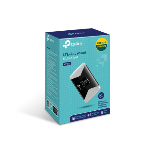 TP-Link M7450 4G-LTE Mobile Wi-Fi 300Mbps DL 50Mbps UL 4G SIM Card + microSD Slo image 2