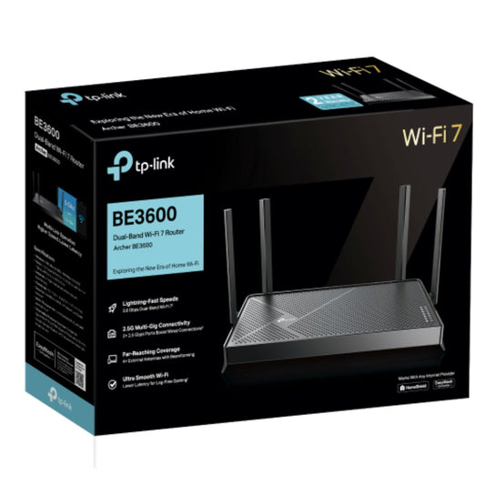 TP-Link Archer BE3600 BE3600 Dual-Band Wi-Fi 7 Router (WIFI7) image 0