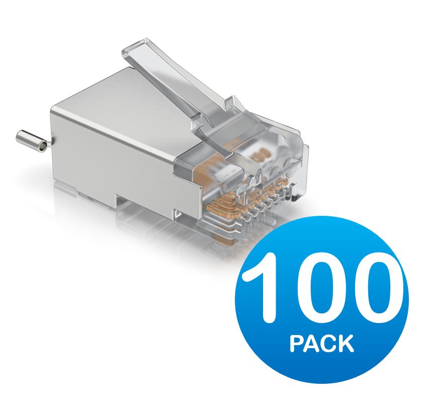 Ubiquiti UISP Surge Protection Connector SHD, 100 Pack, Sheilded Cable RJ45 Conn image 0
