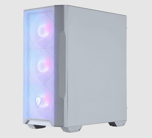 MSI MAG FORGE M100R WHITE Micro ATX Case, 1x USB 3.2, 2x USB 2.0, 1x Audio, 1x M image 1