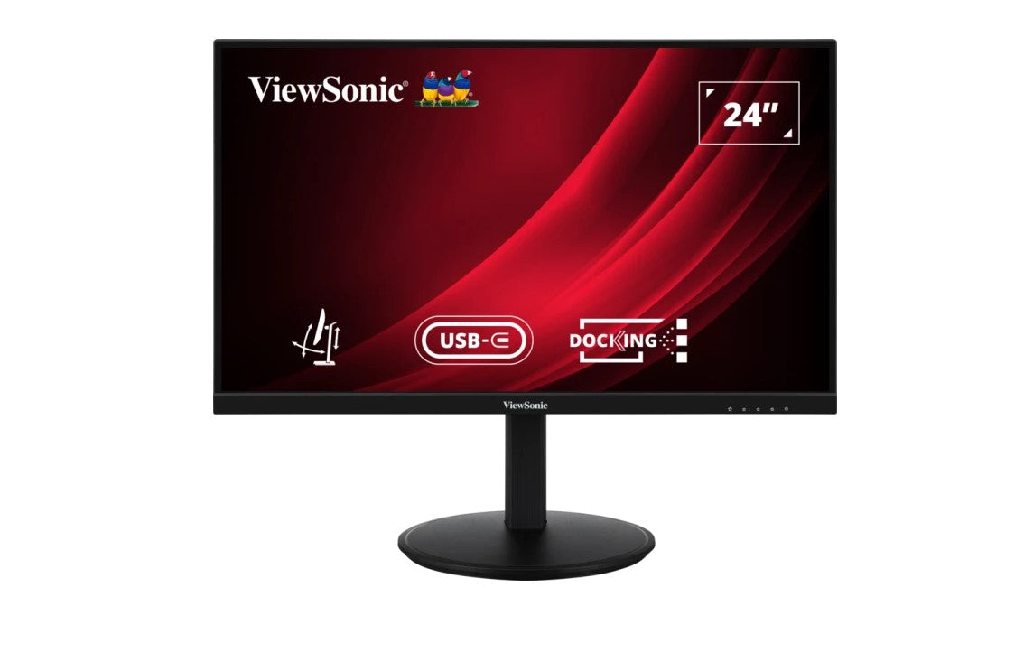 ViewSonic 24' Full HD Ergonomic Docking Monitor with USB-C 65w, USB 3.2 Hub, 100 image 0