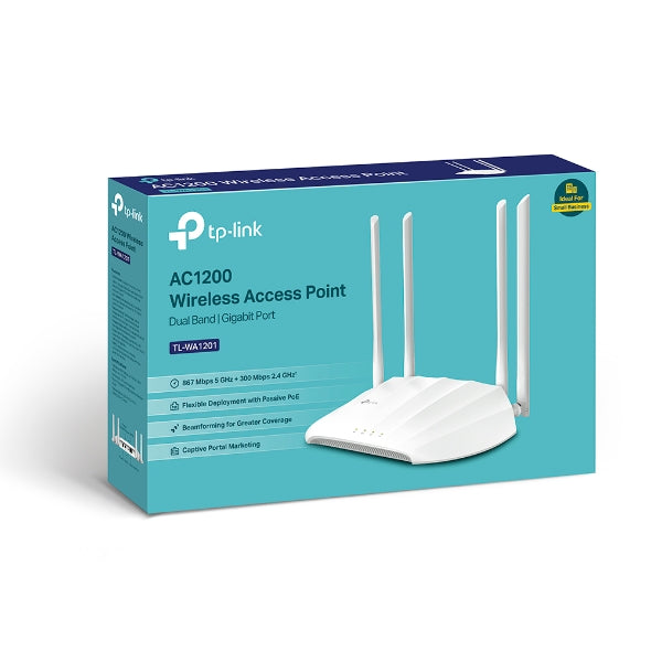 TP-Link TL-WA1201 AC1200 Wireless Access Point, AC1200 Dual-Band Wi-Fi, Passive image 2