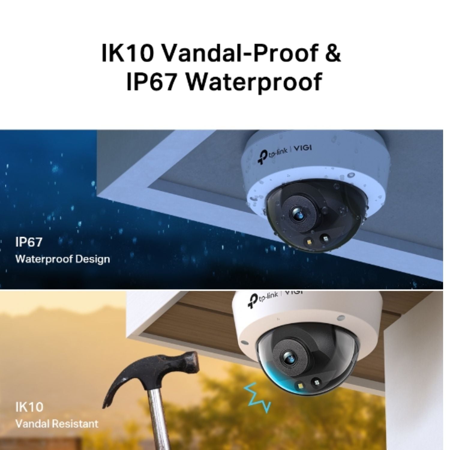 TP-Link VIGI 5MP C250(4mm) Full-Colour Dome Network Camera, 4mm Lems, Smart Dete image 2