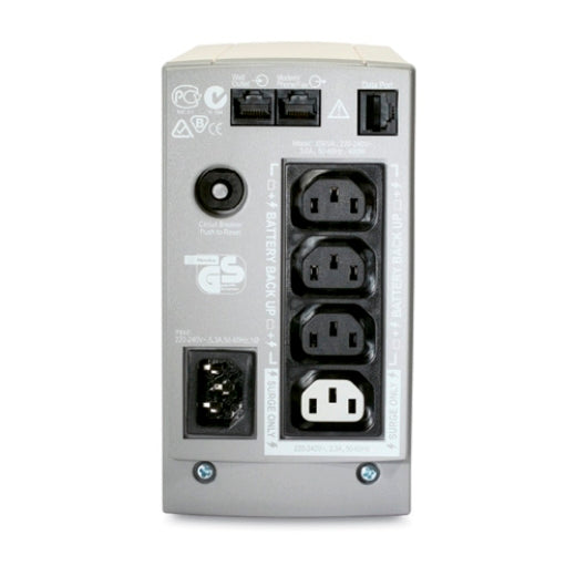 APC Back-UPS 650VA/400W Standby UPS, Tower, 230V/10A Input, 4x IEC C13 Outlets, image 1