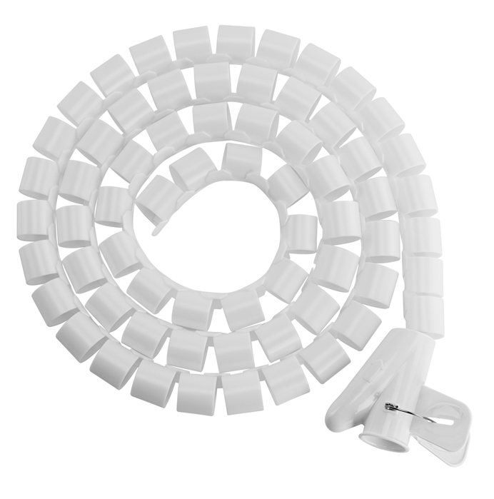 Brateck 20mm/0.79' Diameter Coiled Tube Cable Sleeve  Material Polyethylene(PE) image 0