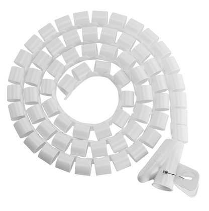 Brateck 20mm/0.79' Diameter Coiled Tube Cable Sleeve  Material Polyethylene(PE) image 0