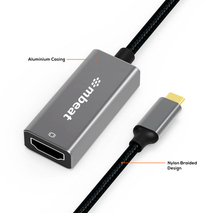 mbeat Tough Link 1.8m Display Port Cable v1.4 - Connects Computer, Laptop to HDT image 1