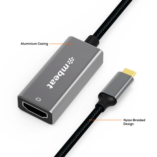 mbeat Tough Link 1.8m Display Port Cable v1.4 - Connects Computer, Laptop to HDT image 1