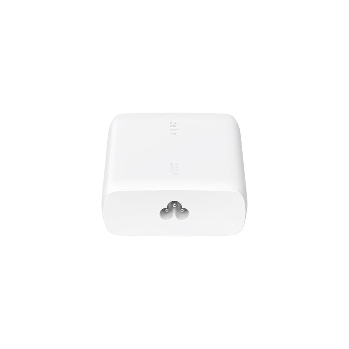 Belkin BoostCharge Pro 200W 4-Port USB-C GaN Desktop Charger - White (WCH015AUWH image 0