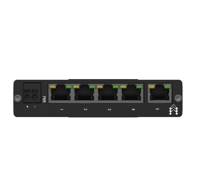 Teltonika DIN Rail Ethernet Switch, 5x Ethernet ports with speeds of up to 100 M image 3