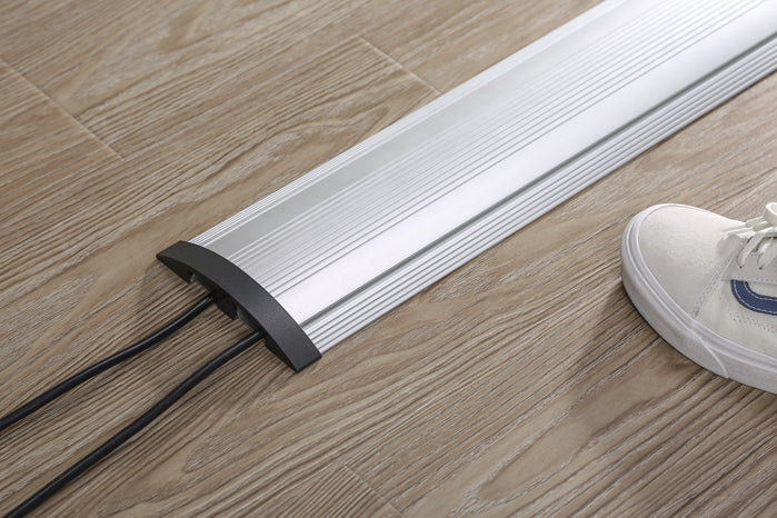 Brateck Aluminum Floor Cable Cover - 1104x139mm Material:Aluminum,ABS Dimensions image 3