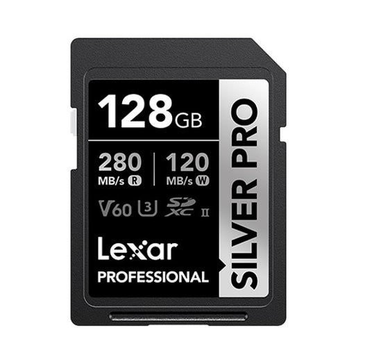 Lexar Professional SILVER PRO 128GB SDXC™ UHS-II Card 128GB—C10,  UHS-II(U3) image 0