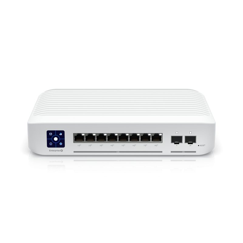 Ubiquiti Switch Enterprise 8-port PoE+ 8x2.5GbE, Ideal For Wi-Fi 6 AP, 2x 10g SF image 1