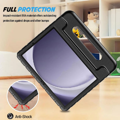 Pisen Samsung Galaxy Tab A9+ (11') Kid Friendly Case Black - Shockproof, Raised image 3