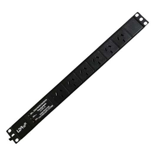 LDR 6-Port 10A Power Distribution Unit AU Approved - 6x 3-Pin AU/NZ Outlets/Slot image 0