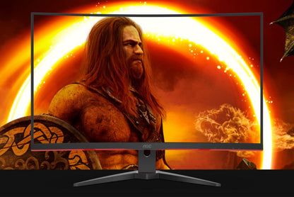 AOC 31.5' Curved 0.5ms 240Hz, FHD 1080 FreeSync Premium, Ultra Narrow Border Gam image 0