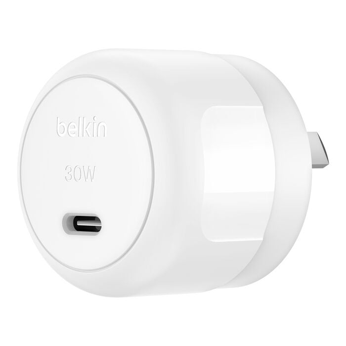 Belkin Boostcharge Compact USB-C PD 3.1 Wall Charger 20W - White (WCA009AUWH), U image 0