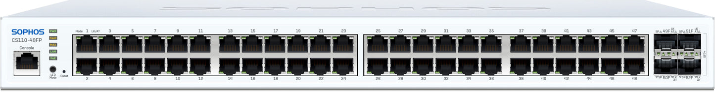 Sophos CS110-48FP Sophos Switch - 48 port with Full PoE - AU power cord image 0