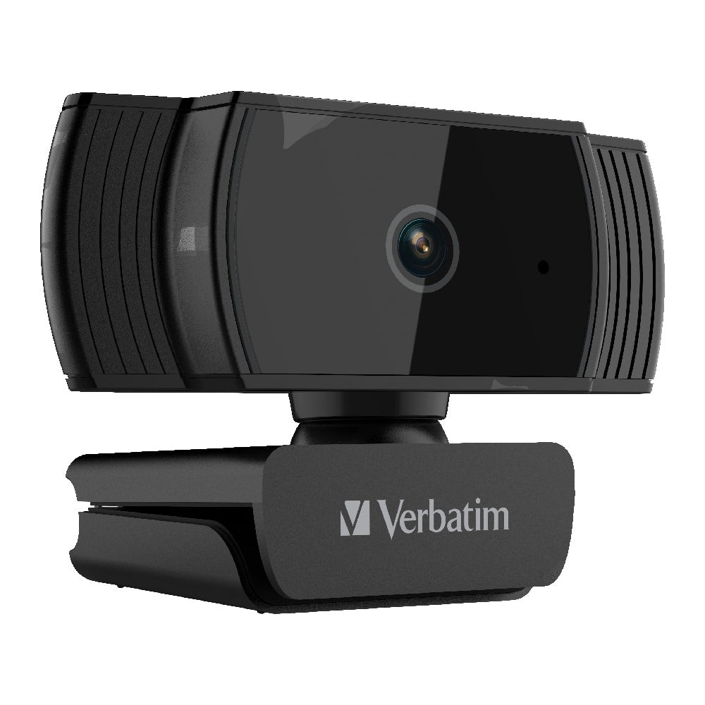 Verbatim Webcam Full HD 1080P with Auto Focus - Black image 3